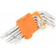 L-võtmete komplekt TORX, lühike (T10-T50)