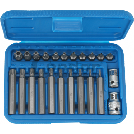 TORX auguga otsikute komplekt 23-osaline