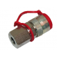 Hydraulic quick coupling female F for 1030 and 1035