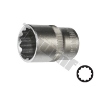 Padrun 1/4" 12-kant, 8mm