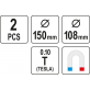 Magnetkausside komplekt / 108mm + 150mm