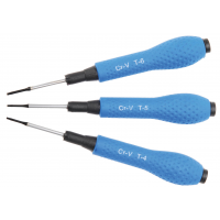 Täppiskruvikeerajate komplekt TORX / T4-T5-T6