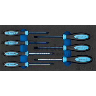 Kruvikeerajate komplekt TORX CV / 7osa / moodulis