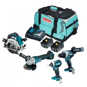 Makita DLX4156TX1 18V akutööriistade komplekt 2x5.0AH