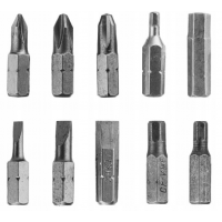 Otsikute komplekt 1/4", 10-osa