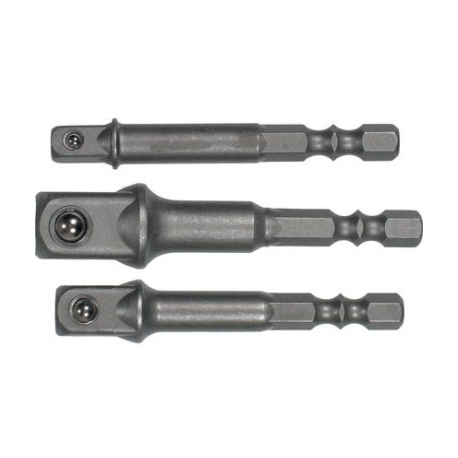 Adapterite komplekt CV 1/4"+3/8"+1/2" 3-osa